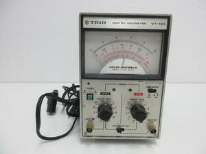 中古 TRIO トリオ 2CH AC VOLTMETER VT-165 ※通電のみ確認済 ／J