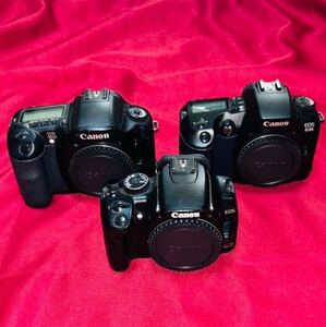 【説明文必読】[動作品] 一眼レフ デジタルカメラ Canon EOS kiss X ＆ EOS 10D ＆ EOS D30 ボディ 3台 まとめ売り お買い得品