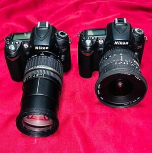 【ジャンク品】[説明文必読] 一眼レフ デジタルカメラ Nikon ニコン D90 レンズセット ２セット まとめ売り お買い得品