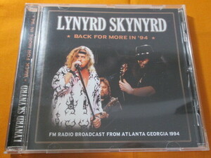 ♪♪♪ レーナード・スキナード Lynyrd Skynyrd 『 Back For More In '94 』♪♪♪