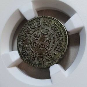 1円スタート! NGC AU DETAILS 1936(ヴィクラマ暦1992) インド カッチ王国 エドワード8世 コリ銀貨 アンティークコイン モダンコイン