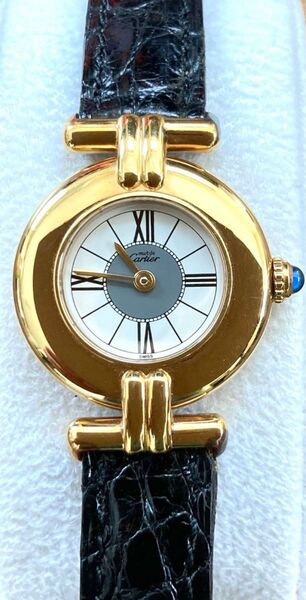 Cartier カルティエ マストコリゼ GP クォーツ 極美品