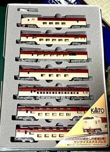 [ as good as new ]KATO 285 series Special sudden train [ Sunrise Express ](3000 number pcs JR Tokai specification )7 both set 10-387