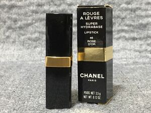 G4B137◆ シャネル CHANEL ルージュアレーヴル 46 ROSE D'OR リップスティック 口紅 3.5g