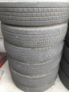 トラック タイヤ DUNLOP LT ダンロップ 195/85R16 6本　残溝7.3㎜　6本価格