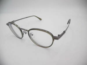 ★ YMK653 999.9×Ferragamo フォーナインズ フェラガモ コラボモデル SF9009 332 49□22 146 度あり 色付きレンズ ★