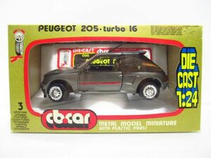 cesar プジョー PEUGEOT 205.turbo 16　1:24 ミニカー　[Dass0225]