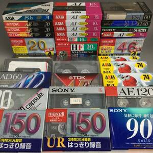 KI27/92 未開封 カセット ノーマル まとめて 40本 10－150分 AXIA TDK MAXELL SONY A1/HF/UR/AE/CDIX/AD/C-60 ソニー アクシア マクセル◆