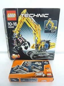 t80 unused storage goods LEGO Lego Technic 42006 TECHNIC power shovel + 8293 power function motor set toy block 