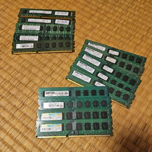 パソコンメモリ　 DDR3L/DDR3　8GB 規格2種混じり　全14枚　動作未確認　ジャンク