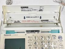 管117115k Panasonic ファックス 機能付き 電話機 KX-PD304-W パナソニック 子機 KX-FKD556-S 付き 固定 電話_画像3