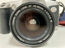 管21540h Canon キヤノン NEW EOS Kiss 一眼レフ フィルム カメラ ZOOM LENS EF 28-80mm 1:3.5-5.6 Ⅳ φ 58mm オートフォーカス レンズ_画像3