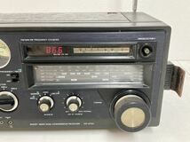 管21557h SONY ソニー ICF-6700 5 バンド ラジオ FM MW SW1 SW2 SW ブラック 黒 音響機器 オーディオ機器 アンティーク_画像3