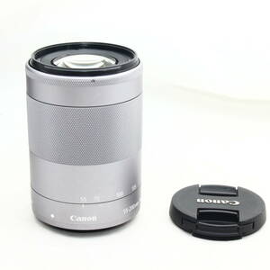 Canon 望遠ズームレンズ EF-M55-200mm F4.5-6.3 IS STM シルバー 現状品 #2311083