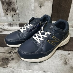 new balance　ニューバランス　ウォーキングシューズ　スニーカー　25cm　ジップ　ネイビー　WW363NV6　レディース