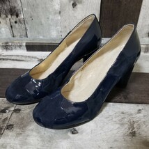 TSUMORI CHISATO WALK　ツモリチサト　ウォーク　パンプス　23.5cm　星柄　ネイビー　レディース_画像1