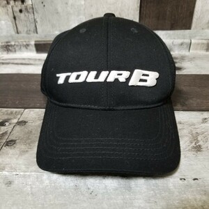 BRIDGESTONE TOUR B　ブリヂストン　ツアーB　キャップ　帽子　ゴルフ　ブラック　フリーサイズ