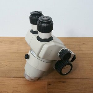 ☆【1W0202-1@】 Nikon ニコン 双眼顕微鏡ヘッドパーツ SMZ-1 ESD③ ジャンク