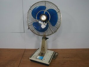 ☆【1F0215-8】 National ナショナル PANACOOL ELECTRIC FAN 扇風機 30cm F-30KG 100V 昭和 レトロ ジャンク