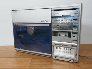 ☆【2H0219-19】 TOYOTA トヨタ ステレオ EA401 AISIN SEIKI CO.,LTD. DUAL-PLAY DISC STEREO SYSTEM レコード カセット ジャンク