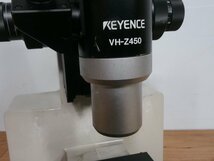 ☆【2F0213-18】 KEYENCE キーエンス マイクロスコープ 高倍率レンズ ベース付き VH-Z450 ジャンク_画像6