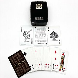 【1円～】ジバンシィ GIVENCHY playing cards & case ジバンシー トランプカード ビンテージ トランプセット プラスチック 紙 ゲーム