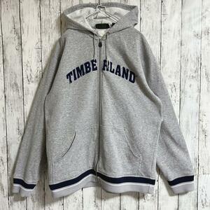 90 -х Timberland Timberland Zip Up Parker Hoody L Grey Librine 90S Vintage Us Old On American Casual HTK3144