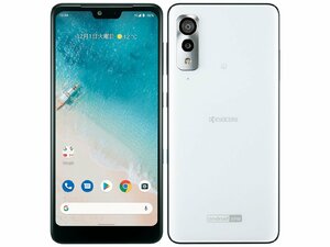 ★SIMフリー 白ロム Android One S8 64GB ホワイト S8-KC SIMロック解除み スマートフォン 格安SIMもOK TypeC充電ケーブル付き★新品未使用