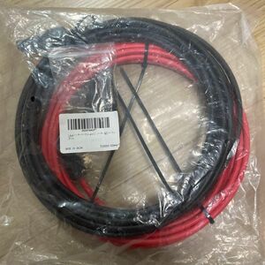 Cleqee ソーラー延長ケーブル 5m 10AWG（6mm） ソーラーケーブル MC4コネクター