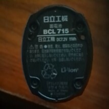 HIKOKI（日立工機）7.2Ｖ　リチウムイオン電池　容量1.5Ah　BCL715　1個　_画像1
