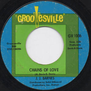 7inch）J. J. Barnes - Baby Please Come Back Home / Chains Of Loveの画像2