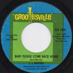7inch）J. J. Barnes - Baby Please Come Back Home / Chains Of Loveの画像1