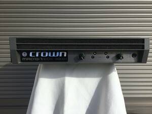 CROWN MA-9000i Macro-Tech I Series パワーアンプ　3000W×2 美品　HARMAN No1