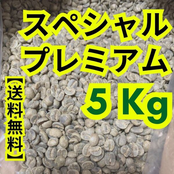 スペシャルプレミアム【生豆】珈琲 【5 Kg】送料無料