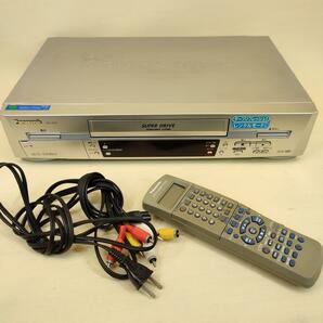 【動作確認済み】 Panasonic VHS ビデオデッキ NV-HV5 2001年製 HiFi パナソニックの画像1