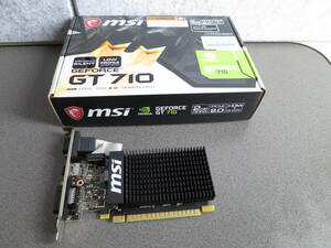 MSI GeForce GT710 GDDR3 2GB グラフィックスボード VD5931