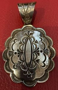 Alex Sanchez silver extra-large pendant top Indian jewelry Navajo Allex sun chess ho pi necklace accessory 