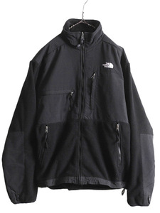 ノースフェイス デナリ ジャケット メンズ L 古着 The North Face DENALI アウトドア 黒 フリース ナイロン ブルゾン ジャンパー ブラック