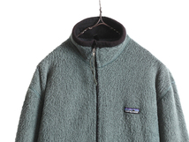 90s パタゴニア R2 フリース ジャケット メンズ L 程 90年代 オールド Patagonia アウトドア ジャンパー 毛長 レギュレーター ボア パイル_画像2