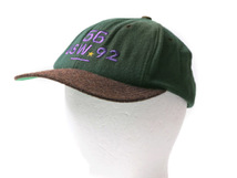 90s USA製 OLD GAP ウール ベースボール キャップ フリーサイズ 古着 90年代 オールド ギャップ 帽子 USW-92 ローキャップ 2トーン 当時物_画像1