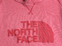 ノースフェイス ロゴ 刺繍 スウェット フード パーカー メンズ S / The North Face 前V プルオーバー 裏起毛 トレーナー アウトドア エンジ_画像3