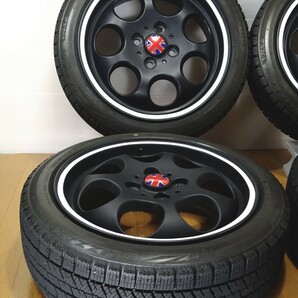 バリ山 MINIクーパー純正 15ｘ5.5Ｊ オフセット45 4H-PCD100 ブリジストン VRX2 165-50/15 ４本セット  RA16 R50 R53 の画像3