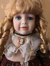 ☆64cm ビスクドール アンティークドール フランス人形 青い目の人形 スタンド付き 可愛い_画像7