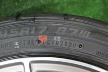 希少★美品★KOSEI CSM Flourish 7J+48 5H100★90~95%山★2020年★Dunlop Direzza 215/45R17 プリウス インプレッサ トヨタ 86 スバル BRZ_画像8