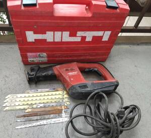 中古品☆HILTI　レシプロソー　WSR900-PE　刃9枚付き　電動のこぎり　セーバーソー　切断機　動作品