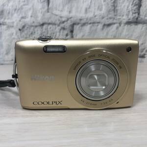 ●【YH-8153】中古品NikonニコンCOOLPIX S3300　※充電器欠品未初期化【レターパックプラス可】