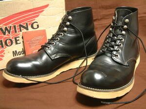 ●2000年生産 9 1/2D 8165 旧刺繍製羽タグ レッドウイング プレーントゥ Red Wing Shoes Irish Setter Boot Made in U.S.A 2000