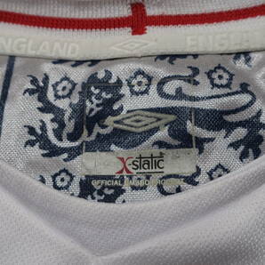 イングランド 代表 05-07 ホーム ユニフォーム S アンブロ UMBRO 送料無料 England サッカー シャツの画像4