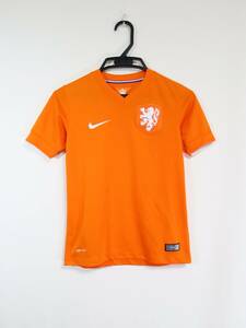 オランダ 代表 2014 ホーム ユニフォーム ジュニア S 130-140cm ナイキ NIKE Netherlands 子供用 キッズ オレンジ サッカー シャツ