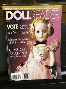 1997年７月号　ドールリーダー人形雑誌：DOLL READER 英語版／マダムアレクサンダーのバレリーナ、レンチ　HobbyHousePress 長期保管品